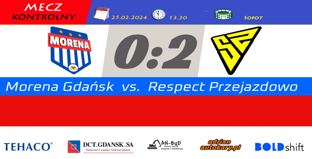 Przegrywamy sparing z Respectem